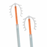 Das Bild zeigt Kupferspiralen in Glockenform.